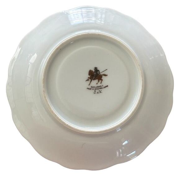 Vtg Lefton Occupied Japan China MOSS ROSE Floral Teacup & Saucer - Picture 7 of 10